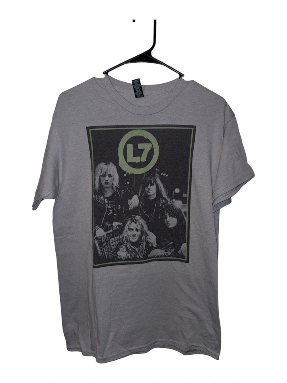 L7 Band Graphic T-Shirt Size Medium New Punk Grunge 90s Jennifer Finch